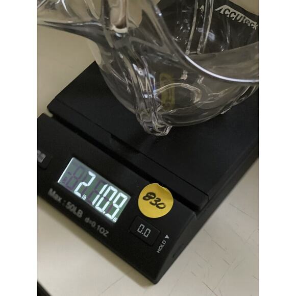 Vintage Duncan Miller Glass‎ Clear Crimped Flared Pointed Console Vase Bowl - Picture 12 of 12